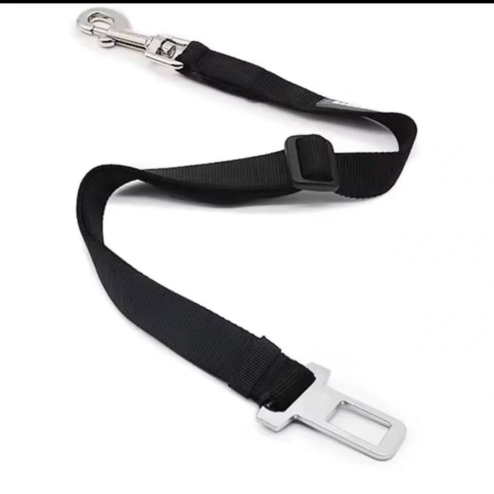Adjustable Pet Car Seat Belt – Safety Harness Leash for Dogs & Cats